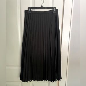 J. Crew Classic Black Midi Skirt